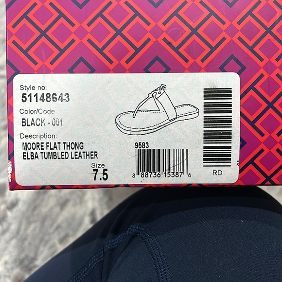 Moore Leather Thong Sandal Tory Burch - Picture 6 of 6